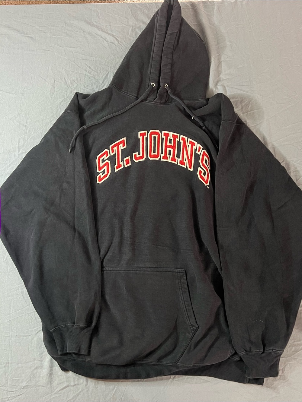 Steve & Barry's Black Hoodie with Red and White St. John's Arch